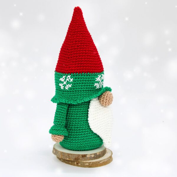 crochet pattern gnome girl & boy with embroidered snowflakes crochet pattern gnome girl & boy with embroidered snowflakes