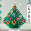 crochet granny square christmas tree pattern